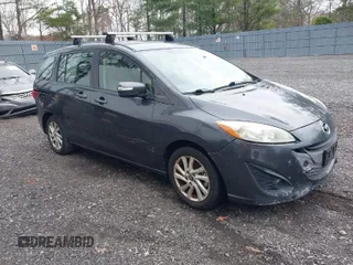 2014 Mazda Mazda5 Sport with VIN JM1CW2BL7E0171690, listed as a IAAI auction lot 42048668 with 196,775 mi miles. Bid and sale history available at carsss.com. Image 1.
