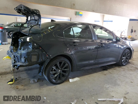 2024 Toyota Corolla SE with VIN 5YFP4MCE0RP185199, listed as a Copart auction lot 47070335 with 50,050 mi miles and Salvage Title. Bid and sale history available at DreamBid. Image 3.