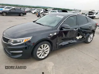 2016 Kia Optima LX z VIN 5XXGT4L30GG044737, wystawiony jako Copart lot #53514945 z przebiegiem 100 827 mil mil oraz Szkoda całkowita • Salvage title. Historia ofert i sprzedaży dostępna na DreamBid. Obrazek 1.