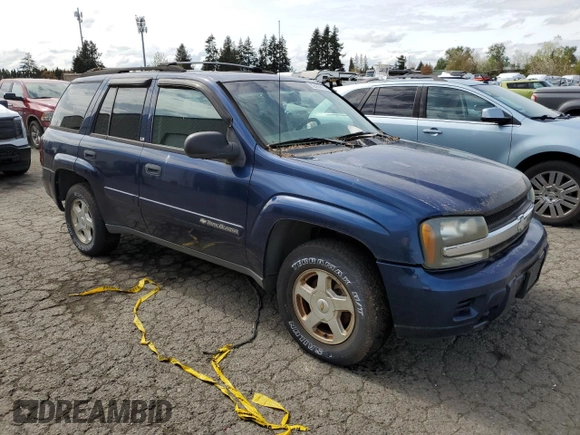 2002 Chevrolet TrailBlazer LTZ with VIN 1GNDT13S522363937, listed as a Copart auction lot 52463815 with 167,889 mi miles and Clean Title. Bid and sale history available at DreamBid. Image 4.