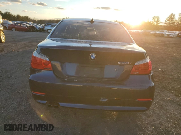 2010 BMW 5 Series 528i with VIN WBANU5C56AC442034, listed as a Copart auction lot 83315124 with 167,348 mi miles and Salvage Title. Bid and sale history available at carsss.com. Image 6.