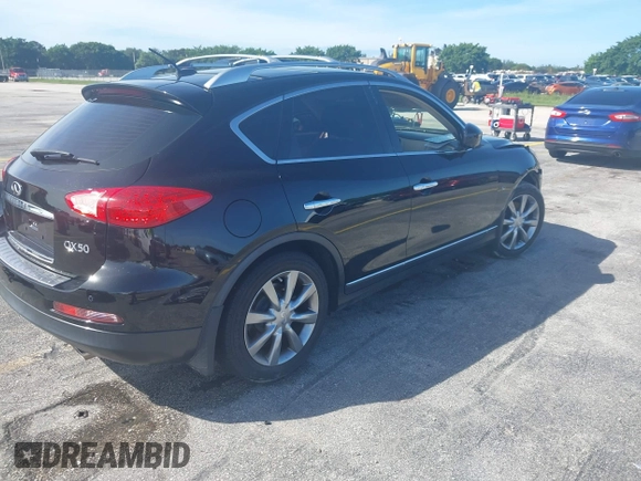 2014 Infiniti QX50 Journey with VIN JN1BJ0HP6EM210628, listed as a IAAI auction lot 40570424 with 48,851 mi miles. Bid and sale history available at carsss.com. Image 4.