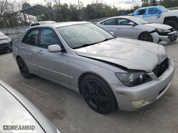 2002 Lexus IS 300 with VIN JTHBD192520062647, listed as a Copart auction lot 45965095 with 192,290 mi miles and Salvage Title. Bid and sale history available at carsss.com. Image 4.