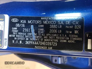 2017 Kia Forte LX with VIN 3KPFK4A70HE039729, listed as a Copart auction lot 50198645 with 214,675 mi miles and Salvage Title. Bid and sale history available at carsss.com. Image 14.