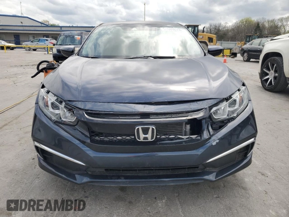 2021 Honda Civic Sedan LX with VIN 2HGFC2F62MH554717, listed as a Copart auction lot 51689805 with 72,739 mi miles and Non Repairable. Bid and sale history available at carsss.com. Image 5.