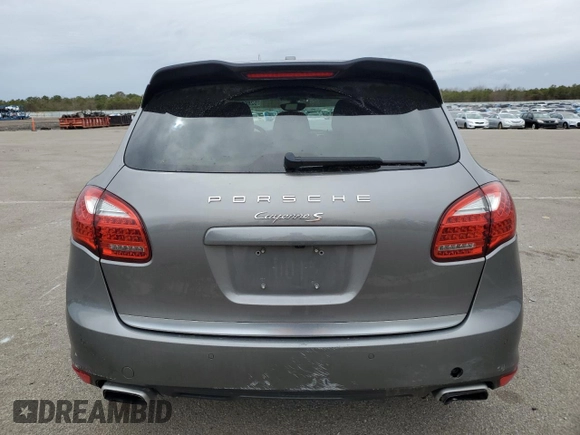 2013 Porsche Cayenne S with VIN WP1AB2A27DLA85903, listed as a Copart auction lot 52862885 with 105,342 mi miles and Salvage title. Bid and sale history available at DreamBid. Image 6.