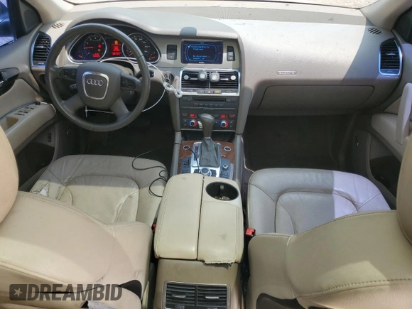 2008 Audi Q7 Premium with VIN WA1BY74L88D023331, listed as a Copart auction lot 59748175 with 129,599 mi miles and Salvage title. Bid and sale history available at DreamBid. Image 8.