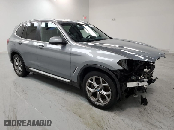 2024 BMW X3 sDrive30i with VIN 5UX43DP0XR9T81899, listed as a Copart auction lot 51608465 with 32,897 mi miles and Non Repairable. Bid and sale history available at DreamBid. Image 4.