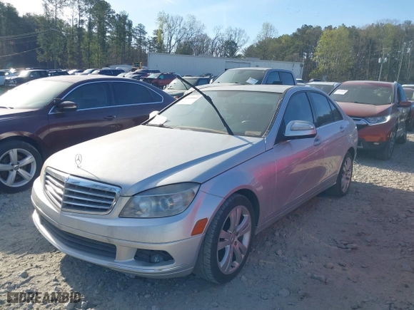 2009 Mercedes-Benz C-Class 3.0L Sport with VIN WDDGF54X09R051448, listed as a IAAI auction lot 41898464 with 85,375 mi miles. Bid and sale history available at carsss.com. Image 2.