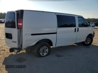 2018 GMC Savana Cargo Van with VIN 1GTW7AFG3J1909832, listed as a Copart auction lot 79752774 with 73,446 mi miles and Salvage Title. Bid and sale history available at carsss.com. Image 3.