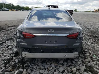 2021 Infiniti Q50 Signature Edition with VIN JN1EV7CP0MM704189, listed as a Copart auction lot 58651135 with 70,572 mi miles and Non repairable. Bid and sale history available at DreamBid. Image 6.