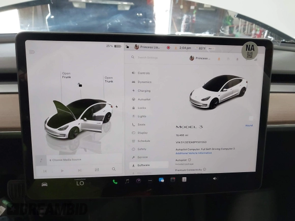 2023 Tesla Model 3 с VIN 5YJ3E1EA8PF501350, выставлен на аукционе IAAI как лот 42500841 с пробегом 19 466 миль миль и . История ставок и продаж доступна на DreamBid. Изображение 18.