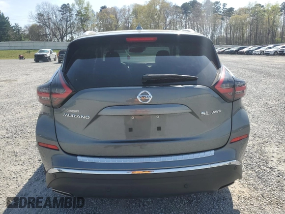 2020 Nissan Murano SL z VIN 5N1AZ2CS4LN170349, wystawiony jako Copart lot #51171825 z przebiegiem 38 459 mil mil oraz Szkoda całkowita • Salvage title. Historia ofert i sprzedaży dostępna na DreamBid. Obrazek 6.