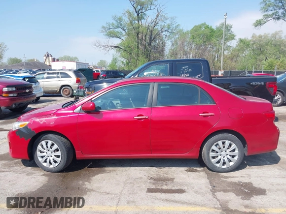 2012 Toyota Corolla L with VIN 2T1BU4EE3CC800424, listed as a IAAI auction lot 42071780 with 204,196 mi miles. Bid and sale history available at carsss.com. Image 14.