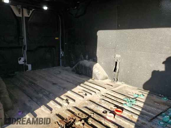 2020 Ford Transit Cargo with VIN 1FTYE1Y8XLKB43776, listed as a Copart auction lot 55830485 with 65,396 mi miles and Salvage title. Bid and sale history available at DreamBid. Image 11.