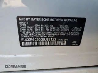 2016 BMW X5 xDrive50i with VIN 5UXKR6C50G0J82123, listed as a Copart auction lot 45475365 with 157,212 mi miles and Salvage Title. Bid and sale history available at carsss.com. Image 15.