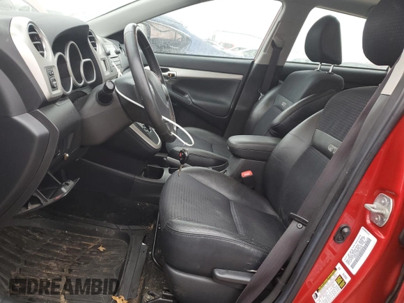 2009 Pontiac Vibe GT with VIN 5Y2SR67099Z424129, listed as a Copart auction lot 84504034 with 176,901 mi miles and Clean Title. Bid and sale history available at carsss.com. Image 7.