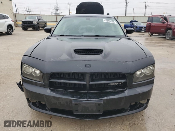 2008 Dodge Charger SRT-8 with VIN 2B3KA73W18H154739, listed as a Copart auction lot 44809055 with 205,634 mi miles and Salvage Title. Bid and sale history available at DreamBid. Image 5.
