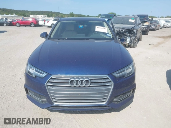 2018 Audi A4 Premium Plus with VIN WAULMAF47JN002184, listed as a IAAI auction lot 40038594 with 164,561 mi miles. Bid and sale history available at carsss.com. Image 12.