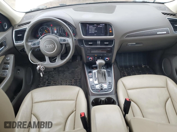 2015 Audi Q5 Premium Plus with VIN WA1CMAFP2FA125400, listed as a Copart auction lot 49182235 with 115,569 mi miles and Salvage title. Bid and sale history available at DreamBid. Image 8.