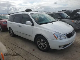 2014 Kia Sedona EX with VIN KNDMH4C70E6568487, listed as a Copart auction lot 74682134 with 69,977 mi miles and Salvage Title. Bid and sale history available at carsss.com. Image 4.