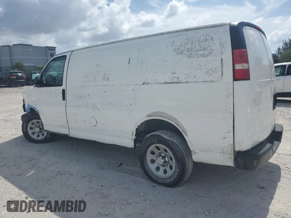 2012 Chevrolet Express Cargo z VIN 1GCSGAFXXC1158990, wystawiony jako Copart lot #58536585 z przebiegiem Nie podano mil oraz Czysty tytuł • Clean title. Historia ofert i sprzedaży dostępna na DreamBid. Obrazek 2.