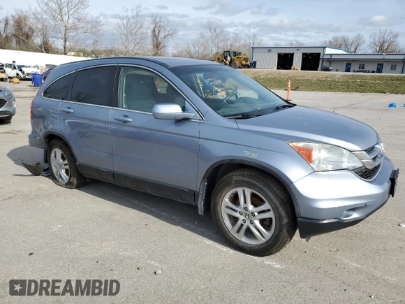 2011 Honda CR-V EX-L with VIN 5J6RE4H7XBL120692, listed as a Copart auction lot 51190615 with 148,220 mi miles and Salvage Title. Bid and sale history available at carsss.com. Image 4.