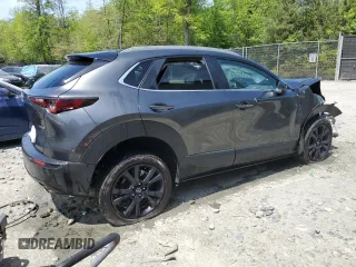 2025 Mazda CX-30 S Select Sport with VIN 3MVDMBBM7SM756568, listed as a Copart auction lot 55037455 with Not Provided miles and Clean Title. Bid and sale history available at carsss.com. Image 3.