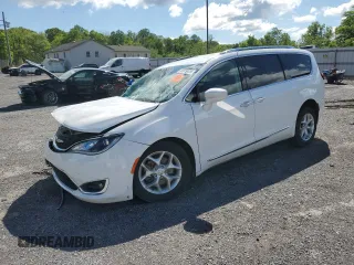 2017 Chrysler Pacifica Touring L Plus with VIN 2C4RC1EG2HR543670, listed as a Copart auction lot 55919415 with 87,950 mi miles and Salvage Title. Bid and sale history available at DreamBid. Image 1.