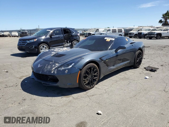 2019 Chevrolet Corvette 3LT with VIN 1G1YF2D76K5116693, listed as a Copart auction lot 67060204 with 18,419 mi miles and Salvage Title. Bid and sale history available at carsss.com. Image 1.