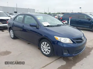 2012 Toyota Corolla L with VIN 5YFBU4EE1CP032491, listed as a IAAI auction lot 41892117 with 76,553 mi miles. Bid and sale history available at carsss.com. Image 1.