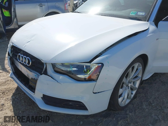 2015 Audi A5 Premium Plus z VIN WAUMFAFH3FN001641, wystawiony jako IAAI lot #41781985 z przebiegiem 44 229 mil mil oraz . Historia ofert i sprzedaży dostępna na DreamBid. Obrazek 18.