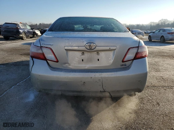 2007 Toyota Camry Hybrid with VIN JTNBB46K873014090, listed as a Copart auction lot 88959075 with 91,417 mi miles and Salvage Title. Bid and sale history available at carsss.com. Image 6.