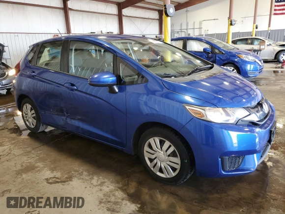 2017 Honda Fit LX with VIN JHMGK5H57HS010285, listed as a Copart auction lot 62520975 with 93,965 mi miles and Salvage title. Bid and sale history available at DreamBid. Image 4.