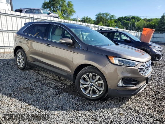 2019 Ford Edge Titanium with VIN 2FMPK4K99KBC31259, listed as a Copart auction lot 63067555 with 86,629 mi miles and Salvage title. Bid and sale history available at DreamBid. Image 4.