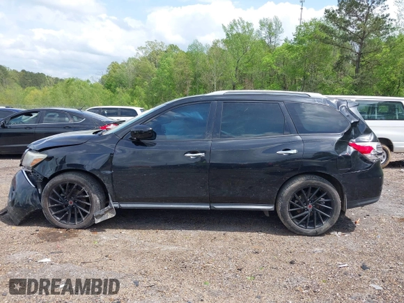 2016 Nissan Pathfinder SV with VIN 5N1AR2MN7GC659998, listed as a IAAI auction lot 41935314 with 96,186 mi miles. Bid and sale history available at carsss.com. Image 15.