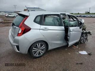2015 Honda Fit EX-L with VIN 3HGGK5H81FM753415, listed as a Copart auction lot 58566245 with Not provided miles and Salvage title. Bid and sale history available at DreamBid. Image 3.