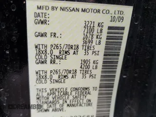 2010 Nissan Titan SE with VIN 1N6BA0EK3AN302688, listed as a Copart auction lot 78449944 with 160,819 mi miles and Clean Title. Bid and sale history available at DreamBid. Image 12.