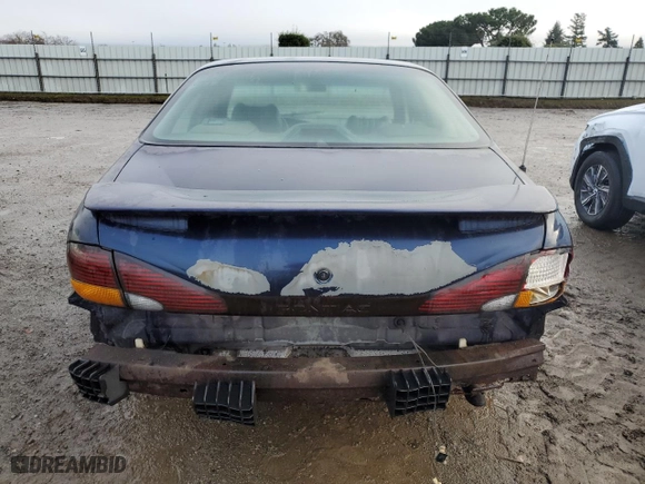 1998 Pontiac Bonneville SE with VIN 1G2HX52K7W4222082, listed as a Copart auction lot 84293574 with 201,575 mi miles and Salvage Title. Bid and sale history available at carsss.com. Image 6.