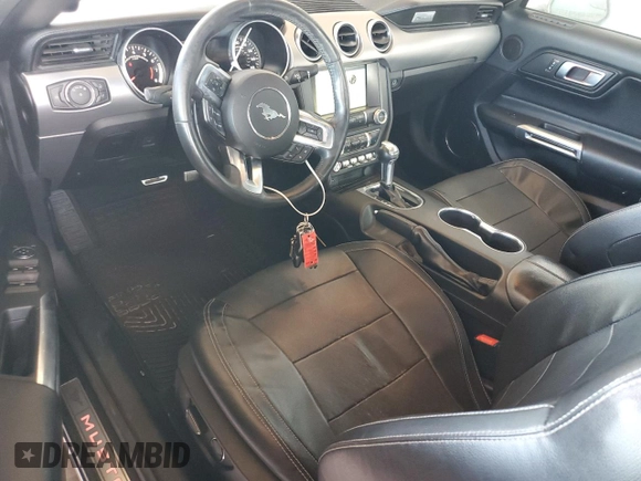 2018 Ford Mustang EcoBoost Premium with VIN 1FATP8UH9J5129484, listed as a Copart auction lot 71384364 with 100,685 mi miles and Salvage title. Bid and sale history available at DreamBid. Image 8.