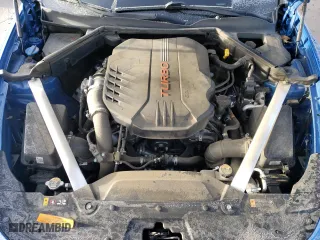 2020 Kia Stinger GT2 with VIN KNAE55LCXL6080965, listed as a Copart auction lot 41450615 with 104,246 mi miles and Salvage Title. Bid and sale history available at carsss.com. Image 13.