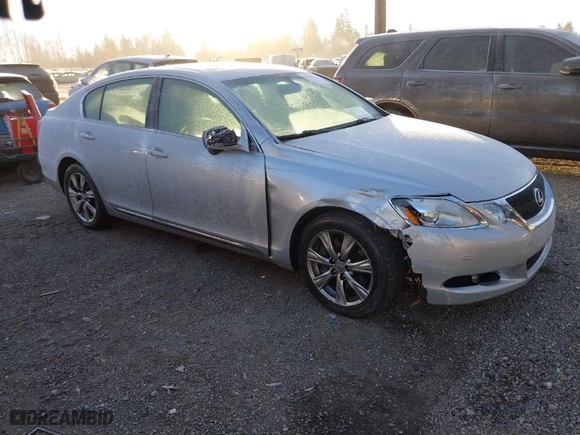 2008 Lexus GS 350 with VIN JTHCE96S580015552, listed as a IAAI auction lot 41398501 with 184,377 mi miles. Bid and sale history available at carsss.com. Image 1.