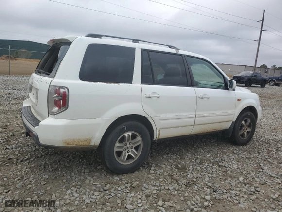 2006 Honda Pilot EX-L with RES with VIN 5FNYF28606B002783, listed as a Copart auction lot 43748855 with 262,114 mi miles and Salvage Title. Bid and sale history available at carsss.com. Image 3.