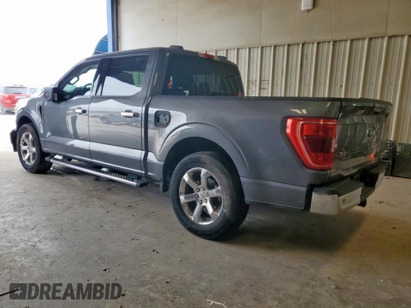2021 Ford F-150 XL with VIN 1FTEW1CP1MFC04764, listed as a Copart auction lot 59572975 with 61,576 mi miles and Salvage title. Bid and sale history available at DreamBid. Image 2.