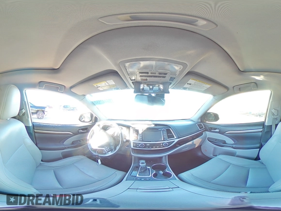 2015 Toyota Highlander Hybrid Limited with VIN 5TDDCRFH4FS007775, listed as a Copart auction lot 86442554 with 0 mi miles and Salvage Title. Bid and sale history available at carsss.com. Image 14.