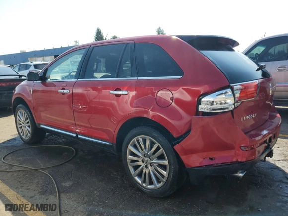 2011 Lincoln MKX with VIN 2LMDJ8JK8BBJ20739, listed as a Copart auction lot 71603904 with 125,472 mi miles and Clean Title. Bid and sale history available at carsss.com. Image 2.