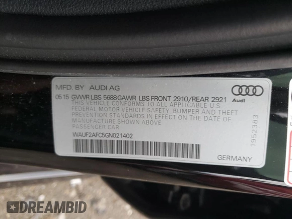 2016 Audi S6 Premium Plus z VIN WAUF2AFC5GN021402, wystawiony jako Copart lot #67612222 z przebiegiem 66 856 mil mil oraz . Historia ofert i sprzedaży dostępna na DreamBid. Obrazek 12.