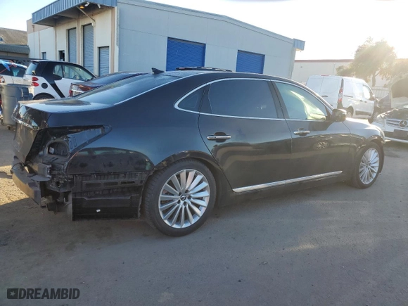 2016 Hyundai Equus Ultimate with VIN KMHGH4JH1GU101176, listed as a Copart auction lot 89400995 with NaN miles and Salvage Title. Bid and sale history available at carsss.com. Image 3.