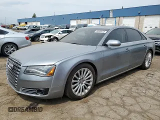 2012 Audi A8 L 6.3L with VIN WAUR4AFD5CN029378, listed as a Copart auction lot 54545475 with 119,386 mi miles and Clean Title. Bid and sale history available at carsss.com. Image 1.