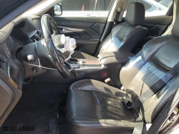 2012 Infiniti M37 with VIN JN1BY1AP1CM330586, listed as a Copart auction lot 55444854 with 185,935 mi miles and Salvage Title. Bid and sale history available at carsss.com. Image 7.